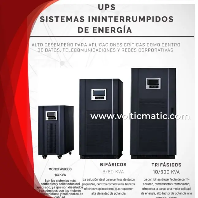 UPS Sistemas Ininterrupidos de Energia
