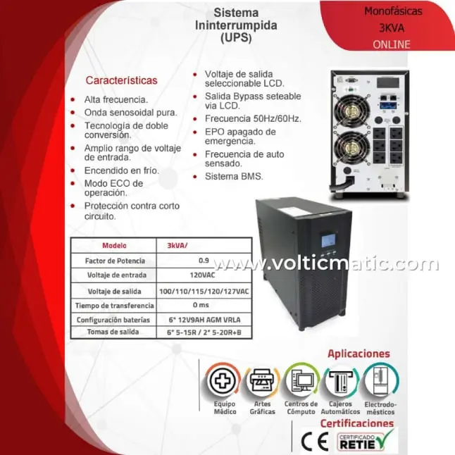 UPS Sistemas Ininterrumpidos